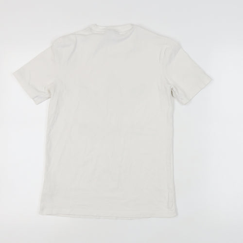Adidas Women's White T-Shirt Size 8 with Logo