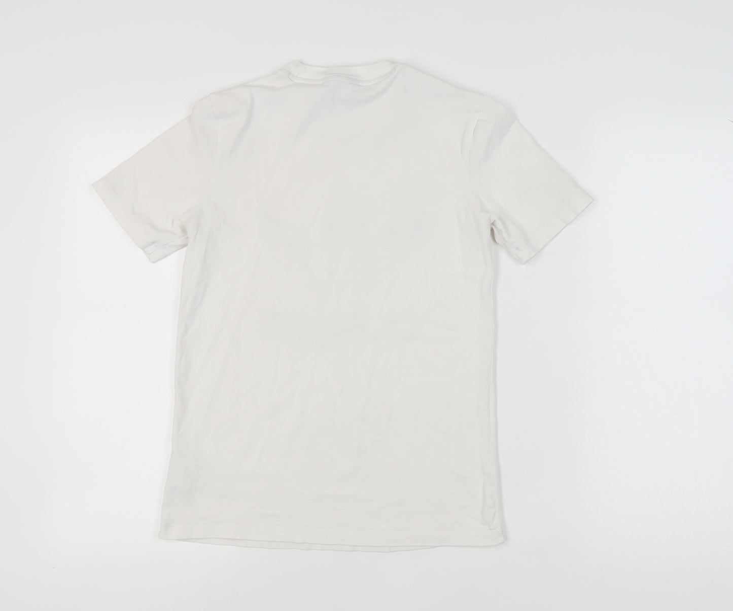 Adidas Women's White T-Shirt Size 8 with Logo