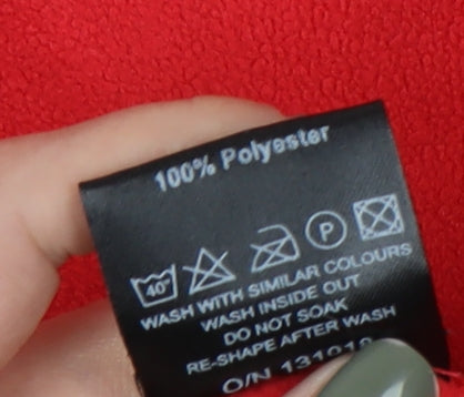 TOG24 Men's Red Fleece 1/2 Zip Sweatshirt M