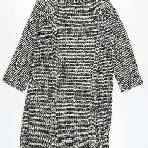 Massimo Dutti Women's Black Shift Dress Size S