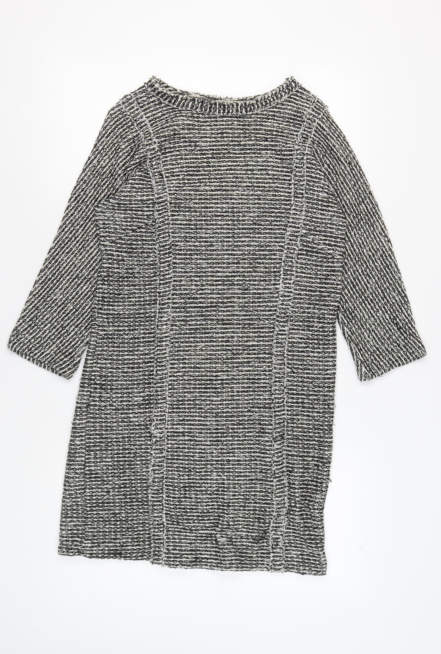 Massimo Dutti Women's Black Shift Dress Size S