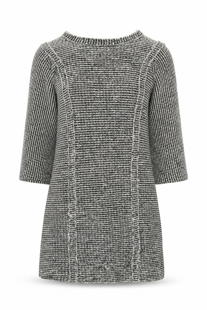 Front view of Massimo Dutti Women's Black Shift Dress, size S