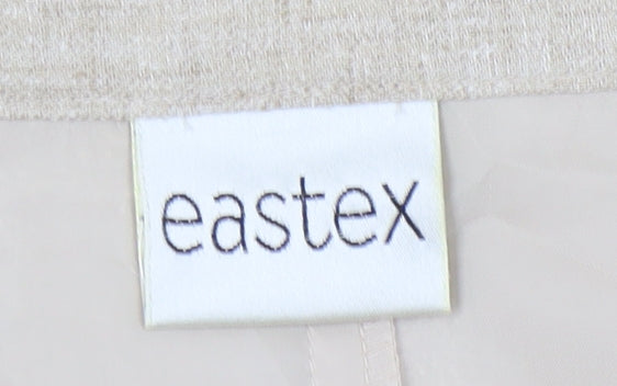 Eastex Women's Beige Midi Skirt Size 18 Polyester