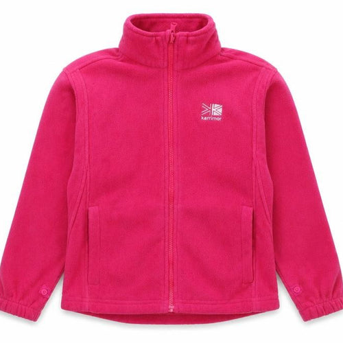 Karrimor Girls Pink Fleece Jacket 9-10 Years, Zip Outdoor Wear