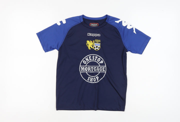 Kappa Boys Blue Football Graphic Print Jersey 12 Years