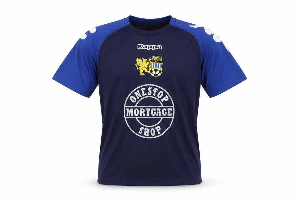Kappa Boys Blue Football Graphic Print Jersey 12 Years
