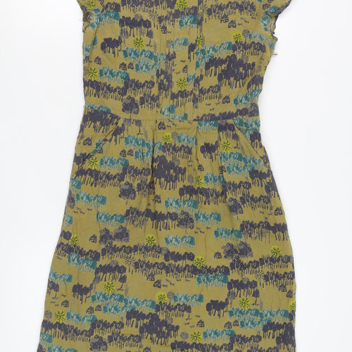 White Stuff Women's Multicoloured Shift Dress, Size 8