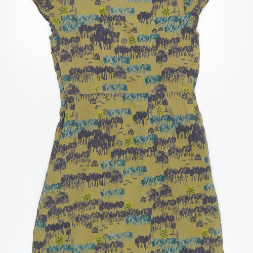 White Stuff Women's Multicoloured Shift Dress, Size 8