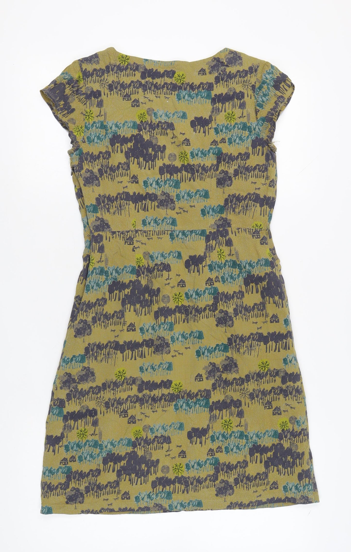 White Stuff Women's Multicoloured Shift Dress, Size 8