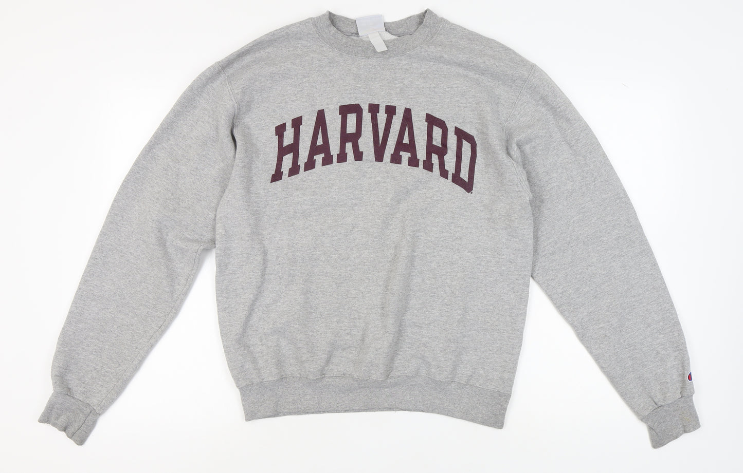 Champion Grey Unisex Sweatshirt M University Logo Casual
