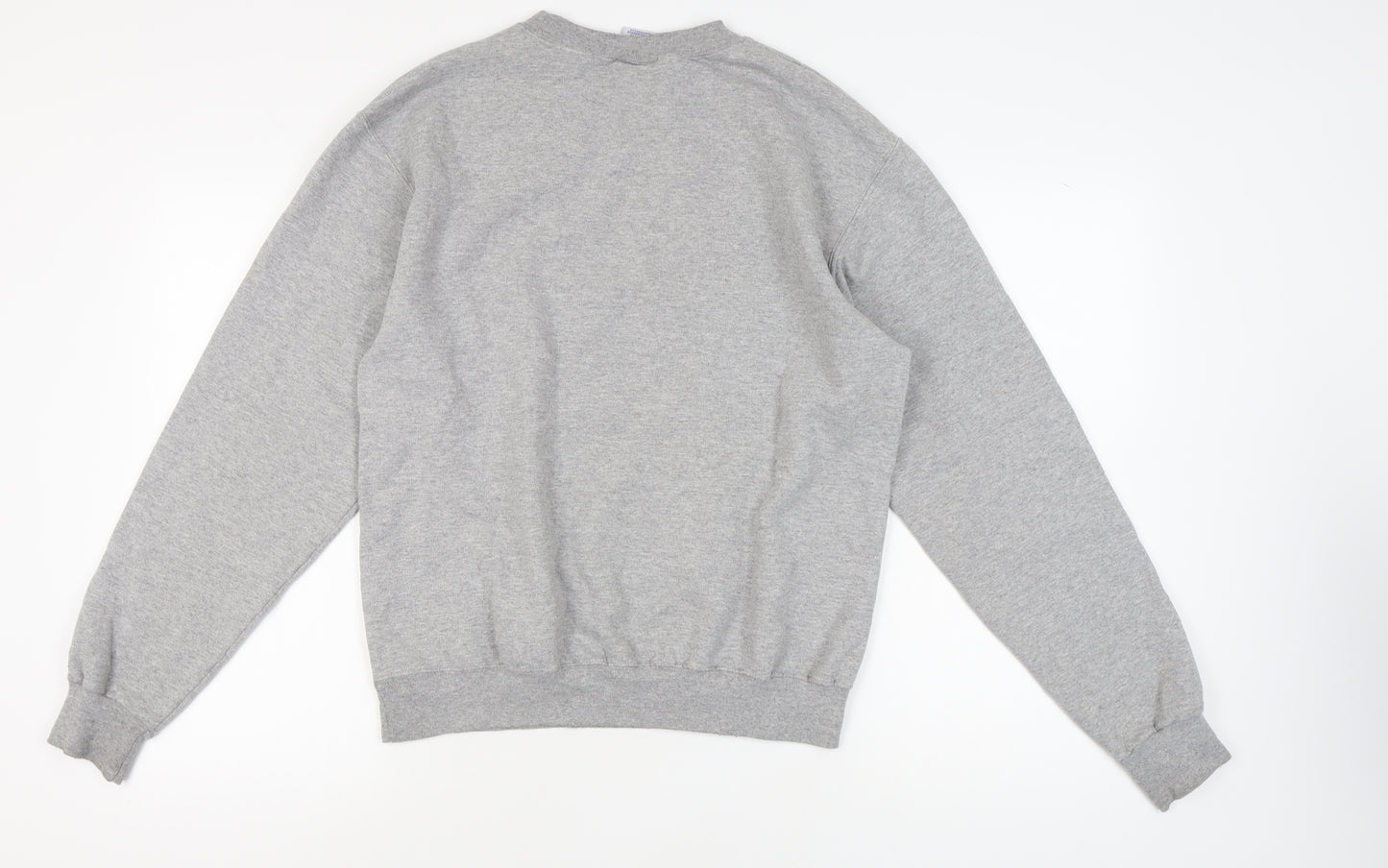 Champion Grey Unisex Sweatshirt M University Logo Casual