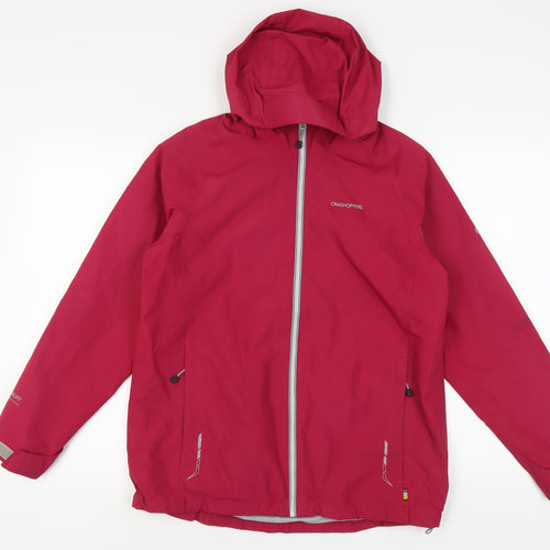 Craghoppers Women's Red Rain Coat Size 12