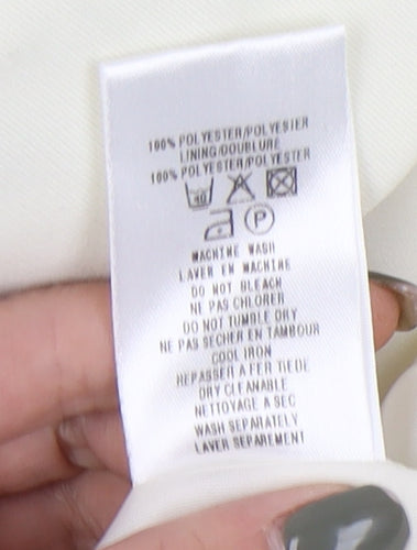 Alexon Women’s Ivory Double-Breasted Blazer, Size 16