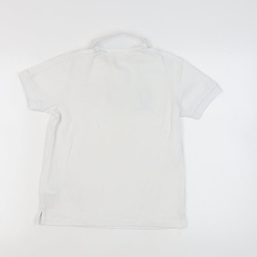 UEFA Euro 2020 Boys White Polo Shirt, Football, 11-12 Years