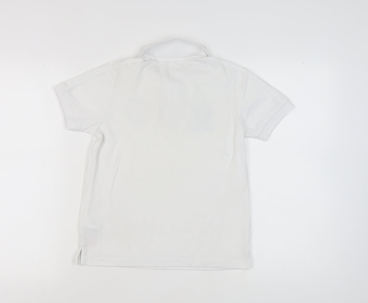 UEFA Euro 2020 Boys White Polo Shirt, Football, 11-12 Years
