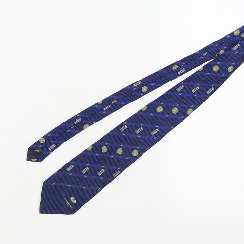 Masons Textiles Blue Men's Striped Polyester Tie