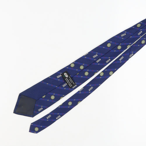 Masons Textiles Blue Men's Striped Polyester Tie