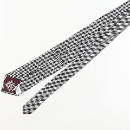 Marks and Spencer Men's Black Houndstooth Tie