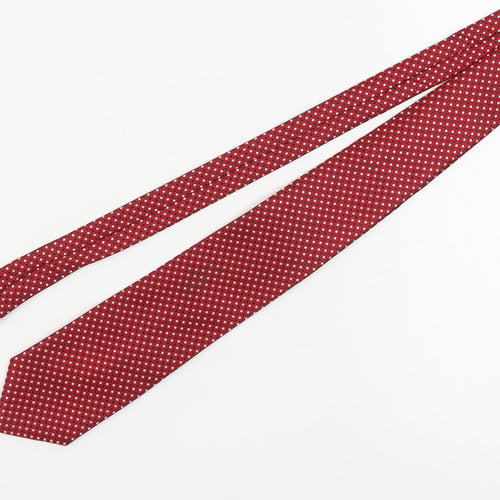 Marks & Spencer Men's Red Polka Dot Slim Tie