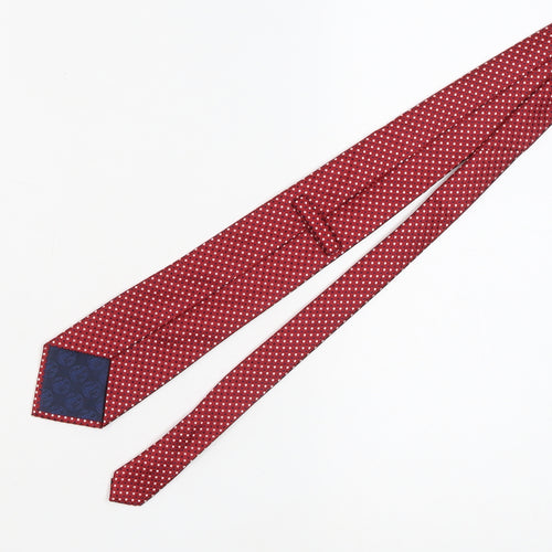 Marks & Spencer Men's Red Polka Dot Slim Tie