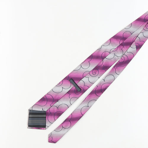 Marks and Spencer Men's Pink Floral Silk Tie