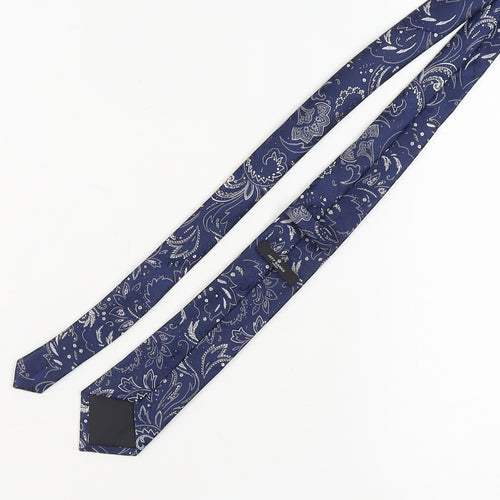 Jeff Banks Men's Blue Paisley Polyester Tie