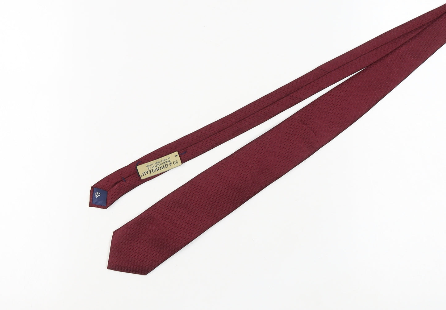 Debenhams Men's Red Silk Geometric Tie