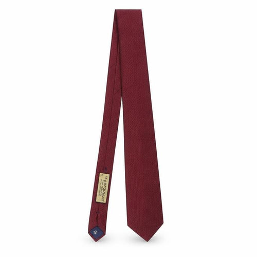 Debenhams Men's Red Silk Geometric Tie