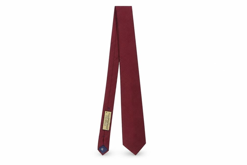 Debenhams Men's Red Silk Geometric Tie