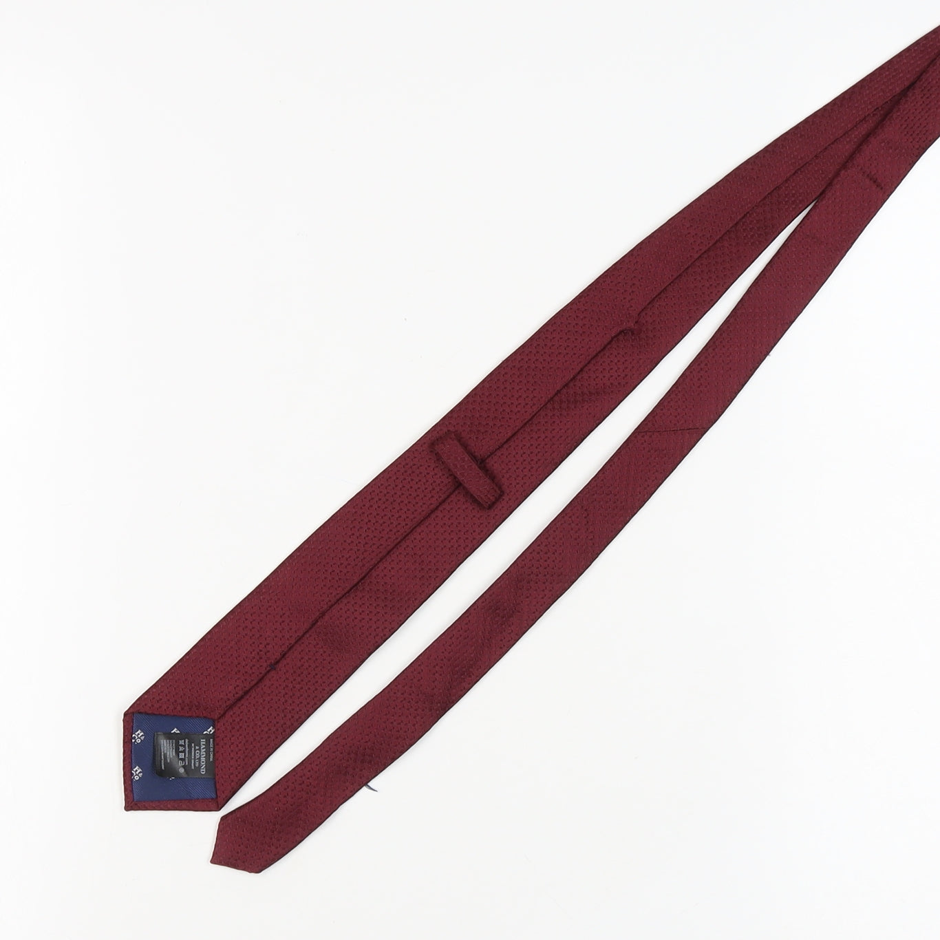 Debenhams Men's Red Silk Geometric Tie