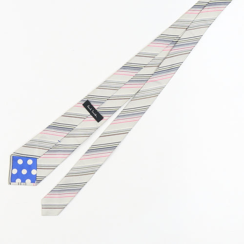 Paul Smith Men's Multicoloured Slim Silk Tie