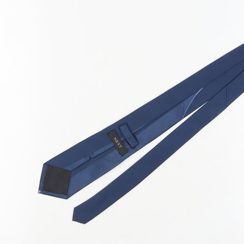 Next Men's Blue Silk Slim Tie