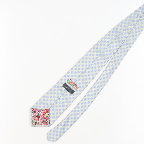 Paul Smith Blue Silk Polka Dot Men's Tie