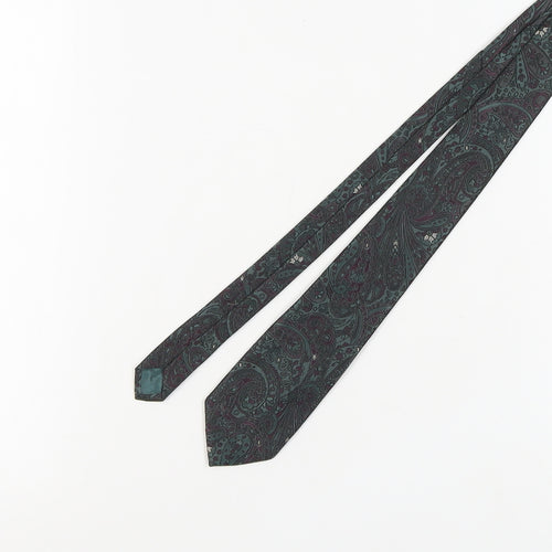 Pierre Cardin Men's Green Paisley Tie - Excellent