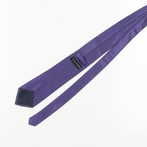 Thomas Nash Men's Purple Geometric Tie