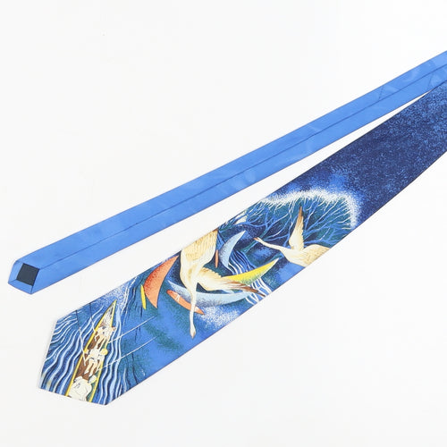 Lloyd Attree & Smith Mens Blue Tie