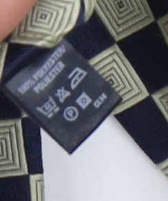 Marks and Spencer Blue Geometric Men's Tie