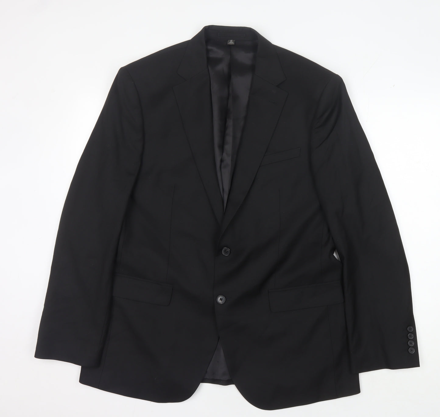 Marks & Spencer Men's Black Suit Jacket, 42 Regular Fit
