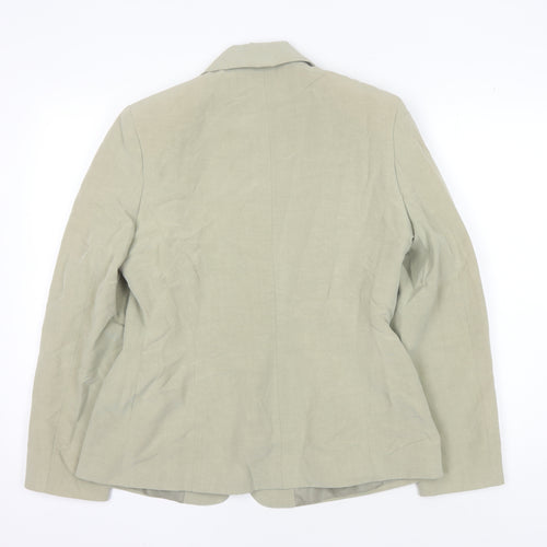BHS Women's Beige Blazer Size 12 Regular Fit