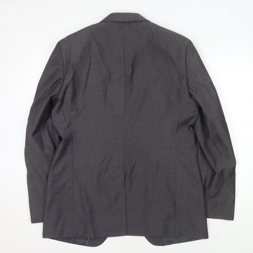Marks and Spencer Men's Grey Blazer 40 Regular Fit