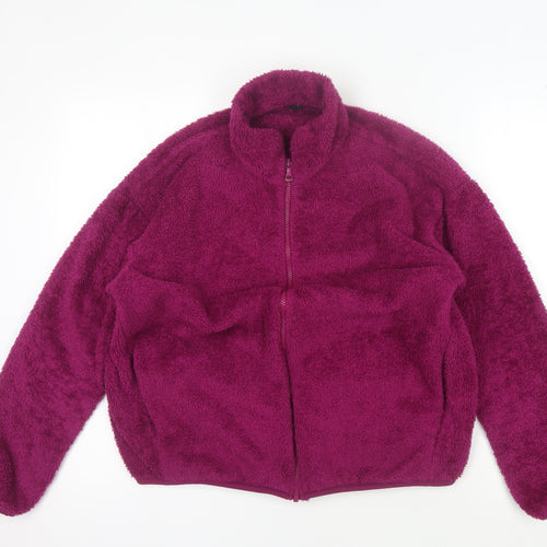 Uniqlo Women’s Purple Fleece Jacket Size L