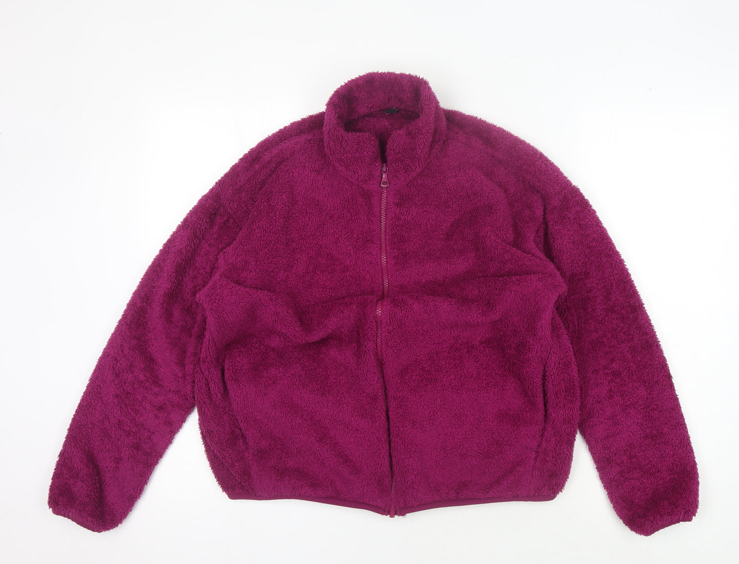 Uniqlo Women’s Purple Fleece Jacket Size L