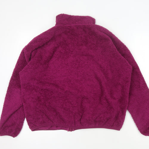 Uniqlo Women’s Purple Fleece Jacket Size L
