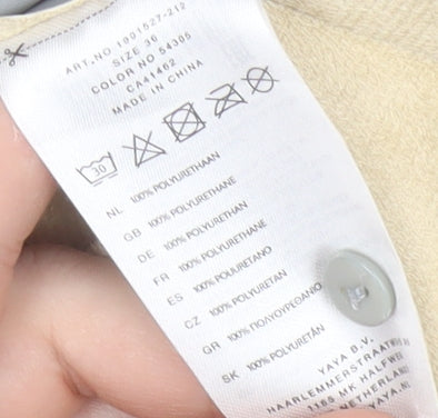 Yaya Women's Grey Long Sleeve Belted Top, Size 8