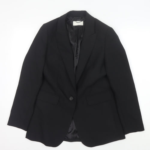 Marks and Spencer Women's Black Blazer Size 10
