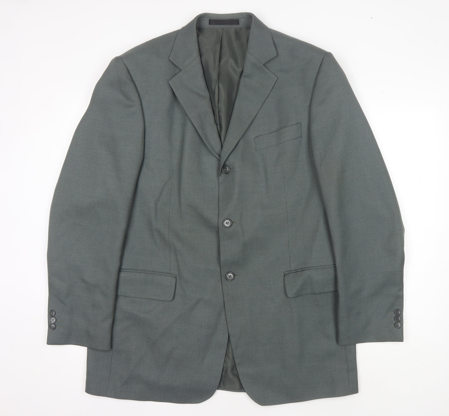 Marks and Spencer Men’s Teal Blazer, 42 Long, Business Jacket