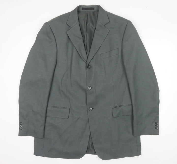 Marks and Spencer Men’s Teal Blazer, 42 Long, Business Jacket