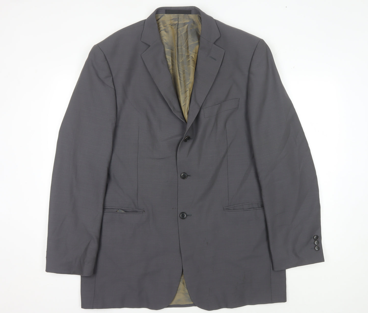 Marks & Spencer Men's Grey Wool Suit Jacket 42L