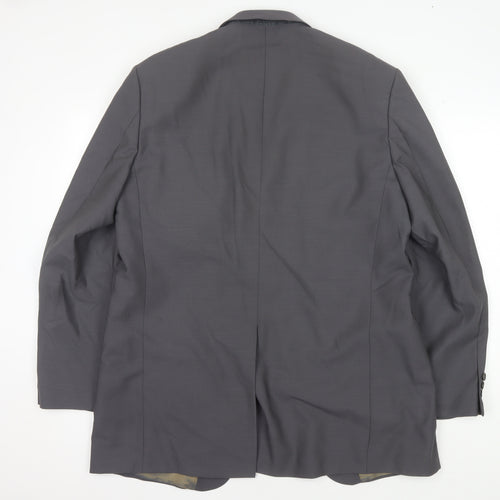 Marks & Spencer Men's Grey Wool Suit Jacket 42L