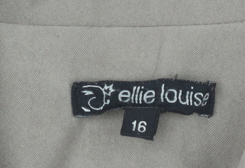 ellie louise Women’s Beige Size 16 Full Zip Jacket